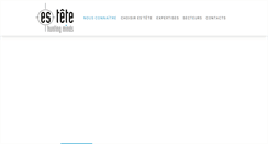 Desktop Screenshot of es-tete.com